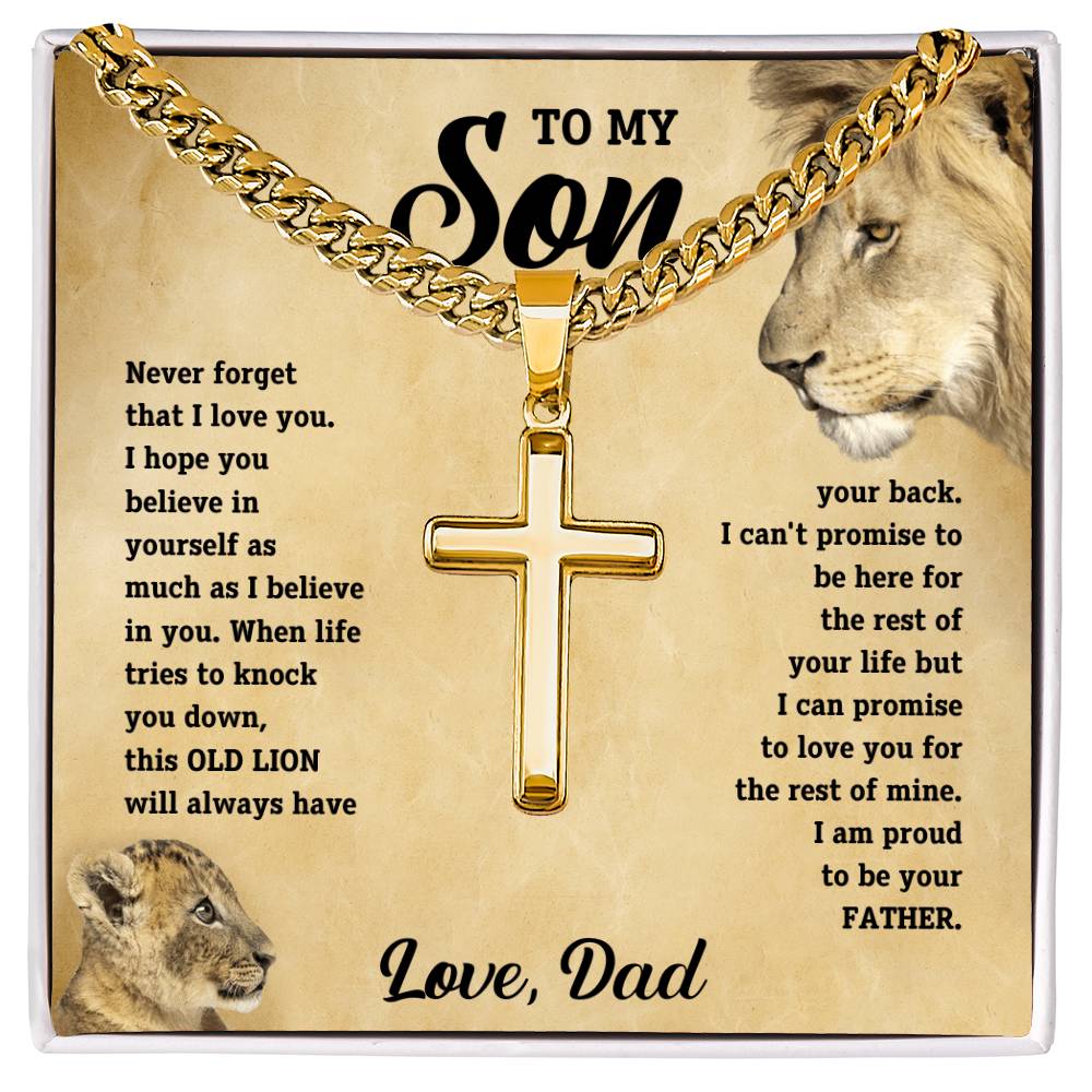 To My Son, This Old Lion Will Always Have Your Back, Love, Dad